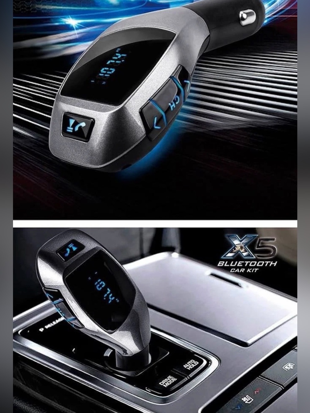 X5 Wireless Car Kit Car Mp3 Player Condition New FM Transmitter